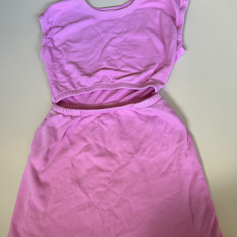 Offline by Aerie Pink Cut Out Mini Dress XS Coquette Balletcore